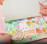 Cartoon Art Coloring Painting Set for Kid's